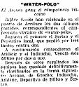 Sestao 6 Cto. Vizcaya. Water-Polo. 8-1927.